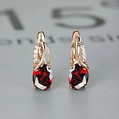 abordables Boucles d&#039;oreilles-Femme Zircon Boucles d&#039;Oreille Classique Précieux mode simple Des boucles d&#039;oreilles Bijoux Platine coloré / Vert olive platine / Blanc platine Pour Mariage Soirée 1 paire