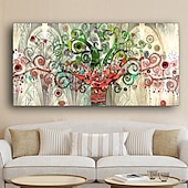cheap Botanical/Floral Prints-Tree of life by Gustav Klimt Reproductions Wall Art Picture Scandinavian Canvas Poster and Print Painting for Modern Living Room