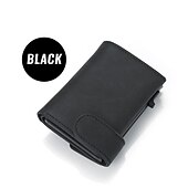 cheap Card Holders &amp; Cases-RFID Pop Up Credit Card Holder Wallet Men Business Card Case Slim Minimalist Trifold Credit Card Wallet for Women Card Holder Up