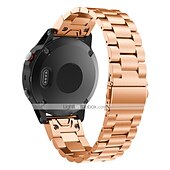 Χαμηλού Κόστους Ζώνες ρολογιών Garmin-Παρακολουθήστε το συγκρότημα για Γκάρμιν Fenix 7 Pro 6 5 Plus Epix Pro 47mm Approach S70 47mm S62 S60 Forerunner 955 255 945 745 Instinct 2 Marq Descent Quatix 22mm Ανοξείδωτο Ατσάλι Αντικατάσταση