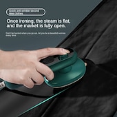 cheap Household Appliances-Mini Garment Steamer Handheld Portable Iron Steamer for Clothes Wet Dry Ironing Machine For Home Travel Steam Generator