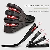 cheap Insoles &amp; Inserts-Adjustable Height Increase Insoles – Invisible Shoe Inserts for Men &amp; Women, 1.18 to 3.54 inch Lift, Comfortable and Breathable