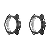 cheap Smartwatch Case-2 Pack Watch Case Compatible with Garmin Fenix 7S / Fenix 7 / Fenix 7X Scratch Resistant Ultra-thin Shockproof Soft TPU Watch Cover