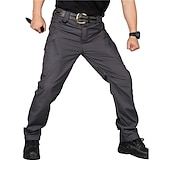 abordables Pantalons Cargo-Homme Pantalon Cargo Pantalon tactique Pantalon Multi poche Plein Vestimentaire Extérieur Casual du quotidien Mélange de Coton Sportif Mode Noir Vert Véronèse