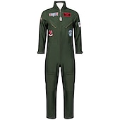 olcso Férfi jelmezek-Top Gun Pete Szerepjáték Jelmezek Felszerelések Jelmez Szerepjáték Filmsztár jelmez for Férfi Felnőttek Álarcos mulatság