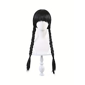 ieftine Costume pentru fete-Horror gotic Academia Întunecată Peruci Cosplay Rochii din tul Set accesorii Punk și gotic for Fete Pentru copii Carnaval Zuia Copiilor Mascaradă