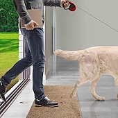 economico Tappeti e zerbini-zerbino magico marrone super assorbe il fango tappetino porta posteriore in gomma antiscivolo per interni esterni a basso profilo lavabile in lavatrice raschietto per scarpe per animali domestici