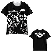 cheap Cartoon &amp; Movie Character Graphic-The Legend of Zelda: Tears of the Kingdom Link Princess Zelda T-shirt Anime 3D Graphic For Couple&#039;s Men&#039;s Women&#039;s Adults&#039; Masquerade 3D Print Casual Daily