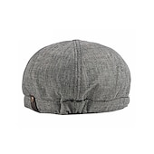 billiga Huvudbonader för herrar-Herr Basker Newsboy hatt Svart Khaki grön Polyester Stylish 1920-talets mode Ledigt Utomhus Dagligen Utekväll Slät Solskyddskräm
