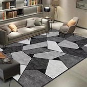 abordables Alfombras de impresión digital 3D-Alfombra geométrica para sala de estar, alfombra abstracta, alfombra para dormitorio, mesa de café rectangular cubierta junto a la cama