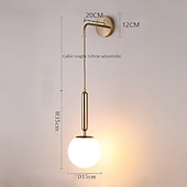 cheap LED Wall Lights-Lightinthebox Creative Modern / Nordic Style Wall Lamps Sconces Bedroom / Shops / Cafes Aluminum Wall Light IP20 110-120V / 220-240V 60 W
