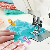 economico cucito e lavoro a maglia e uncinetto-50pcs clip per cucire assortiti volors clip per tessuti clip per quilt clip artigianali forniture per cucire per rilegatura