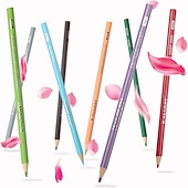 abordables Bolígrafos y lapiceros-180 lápices de colores profesionales, lápices de dibujo de 3,0 mm, paquete de caja de hojalata, juego de 180 colores de lápices de colores de madera para artistas adultos, regalo de regreso a la