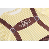 economico Abbigliamento Grafico-T-shirt Lederhosen 3D Bavarese Stile da Strada Corte Grafico per Per uomo Adulti Stampa 3D  per Birra Oktoberfest Feste Casual Quotidiano