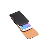 cheap Universal Phone Bags-Leather Phone Belt Case 7.2/6.5/6.2/5.2&#039;&#039; Waist Bag Magnetic Vertical Phone Case for iPhone 14 Pro Max 13 12 11 Pouch Cover Belt Clip