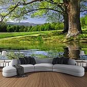 Landscape Nature Hanging Tapestry Forest Under The Sun Wall Art Large Tapestry Mural Decor Photograph Backdrop Blanket Curtain Home Bedroom Living Room Decoration cheap Forest Tapestry-Landscape Nature Hanging Tapestry Forest Under The Sun Wall Art Large Tapestry Mural Decor Photograph Backdrop Blanket Curtain Home Bedroom Living Room Decoration