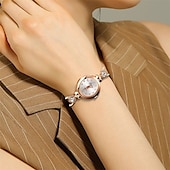 economico Orologi al quarzo-orologio da polso elegante da donna cinturino da donna strass orologio analogico al quarzo orologio da donna con quadrante piccolo in cristallo reloj