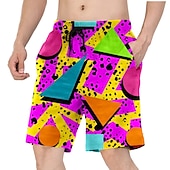 cheap Bottoms-Doll Retro Vintage 1980s Beach Shorts Men&#039;s Costume Vintage Cosplay Vacation Beach Shorts