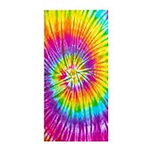 abordables ensembles de serviettes de plage-Serviette de plage tie dye, serviettes de plage de couleur hippie sans sable surdimensionnées, grande serviette de bain douce sup, serviette de bain absorbant l&#039;eau pour hommes, femmes, voyage,