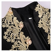 Недорогие Наряды-Ретро Средневековый Эпоха возрождения Пальто Брюки Инвентарь Принц барин Вышивка Вышивка Маскарадный костюм Муж. Королевский Карнавал Маскарад Для вечеринок Венецианский карнавал Взрослые