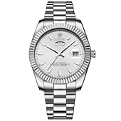 ieftine Ceasuri Quartz-Ceas de mână pentru bărbați BINBOND quartz luxos cadran mare modă afaceri luminescent calendar rezistent la apă cadouri pentru ziua tatălui