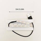 economico Lampade per coltivazione indoor-striscia led per coltivazione usb 5v spettro completo coltiva luce luce succulenta per fiori e piantine