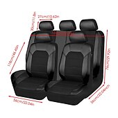 Недорогие Чехлы на автокресла-9 ед. Чехол для сидения автомобиля для Полный набор Износостойкий Дышащий Удобный для Легковой автомобиль / Внедорожник / Автомобиль