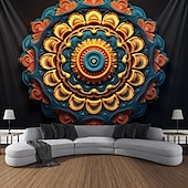 3D Mandala Bohemian Hanging Tapestry Wall Art Large Tapestry Mural Decor Photograph Backdrop Blanket Curtain Home Bedroom Living Room Decoration 38