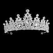 preiswerte Zubehör und mehr-funkelnde Kristall-Diademe &amp; Kronen für Frauen &amp; Mädchen Rokoko viktorianische Hochzeitsaccessoires