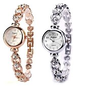 economico Orologi al quarzo-orologio da polso elegante da donna cinturino da donna strass orologio analogico al quarzo orologio da donna con quadrante piccolo in cristallo reloj
