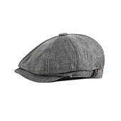 billiga Huvudbonader för herrar-Herr Basker Newsboy hatt Svart Khaki grön Polyester Stylish 1920-talets mode Ledigt Utomhus Dagligen Utekväll Slät Solskyddskräm