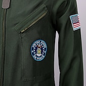 olcso Férfi jelmezek-Top Gun Pete Szerepjáték Jelmezek Felszerelések Jelmez Szerepjáték Filmsztár jelmez for Férfi Felnőttek Álarcos mulatság