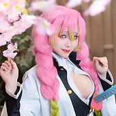 Χαμηλού Κόστους Περούκες Anime-Περούκες για Στολές Ηρώων Ροζ Πράσινο Ανάμεικτο Χρώμα Ίσιο Συνθετικά μαλλιά Μακρύ Περούκες Γυναικεία Περούκες Για πάρτι