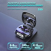 economico Cuffie TWS wireless-Cuffie BT Wireless Ultra-Long Standby Sleep Ultra-sottili On-ear Sport Bass Mini Invisibili Per Android Apple Universali