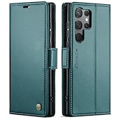 Недорогие Чехлы для Samsung-Чехол для телефона для Samsung Galaxy S23 S22 S21 S20 Ultra Plus FE A54 A34 A14 A73 A53 A33 A23 A13 A72 A52 A32 A22 A12 Кошелек Магнитный Полноразмерный защитный подставка PU-кожа