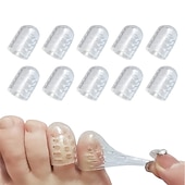 cheap Personal Care &amp; Health-10pcs Silicone Breathable Toe Covers, Silicone Anti-Friction Toe Protector, Little Toe Protectors Caps Guards for Men Women, Blisters and Ingrown Toenails