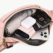 cheap Handbag &amp; Totes-Women&#039;s Multi-Carry Large Capacity Waist Bag – Stylish and Versatile Crossbody and Fanny Pack with Multiple Zipper Compartments, Perfect for Travel, Shopping, and Everyday Use in Various Colors