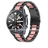 economico Cinturini per orologi Samsung-Cinturino per orologio  per Samsung Watch 3 45mm, Galaxy Wacth 46mm, Gear S3 Classic / Frontier, Gear 2 Neo Live Acciaio inossidabile Sostituzione Cinghia 22mm Lavoro Chiusura classica Polsino