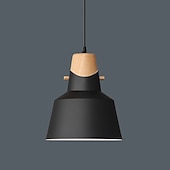 economico Luci Isola cucina-luci a sospensione a led in legno 22/35 cm illuminazione dell&#039;isola della cucina moderna casa colonica foyer ingresso lampade a soffitto appeso globo sopra il tavolo cavo regolabile 1 pz 110-240 v