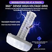 Χαμηλού Κόστους Σφάλμα zapper-bug bulb zapper, 2024 new bug bulb buzz blast pro φορητό zapper κουνουπιών, bug bulb zapper σε εξωτερικούς και εσωτερικούς χώρους