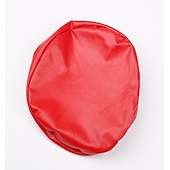 cheap Chair Cover-Round 100% Waterproof Bar Stool Seat Covers Washable Stool Cushion Slipcover Elastic Bar Chair Covers Pu Leather for Coffe Party Bar Restrant