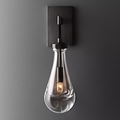 economico Lampade LED da parete-lightinthebox lampada da parete a led in cristallo 17.6 &quot;moderna lampada da parete a led sfondo soggiorno camera da letto comodino 10w alluminio applique da parete per interni illuminazione sconce