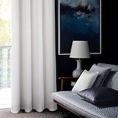 preiswerte Blackout -Vorhang-Verdunkelungsvorhang, Samt, Bauernhaus-Optik, Ösen, IKEA-Serie, Vorhangpaneele für Wohnzimmer, Schlafzimmer, Tür, Küche, Fensterbehandlungen, wärmeisoliert, Raumverdunkelung