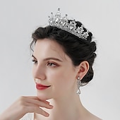 preiswerte Zubehör und mehr-funkelnde Kristall-Diademe &amp; Kronen für Frauen &amp; Mädchen Rokoko viktorianische Hochzeitsaccessoires