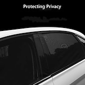 olcso Autós napellenzők-2db autóformázó kiegészítők napernyő auto uv védő függöny oldalsó ablak napernyő hálós napellenző védő ablakfóliák