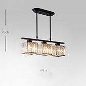 abordables Lámparas de araña-3-luz 60 cm Diseño Único Luces de techo Metal Acabados Pintados Moderno 110-120V 220-240V