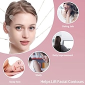 olcso Bőrápolási eszközök-40db face lift szalagok matrica 8 fix kötéllel, azonnali v alakú face lift szalagok, face lifting szalagok dupla állát csökkentő arc ráncfoltok