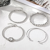 cheap Bracelets &amp; Bangles-Women&#039;s Bangle Fashion Outdoor Geometry Bracelets &amp; Bangles