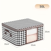 economico Contenitori per abbigliamento-custodia per vestiti visiva custodia per smistamento armadio custodia portatile custodia per trapunta invernale