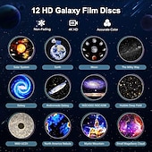 abordables Projecteurs, lampes et lasers-Projecteur de planétarium ciel étoilé galaxie projecteur d&#039;étoiles veilleuse lampe LED pour chambre à coucher décoration de chambre veilleuse décorative